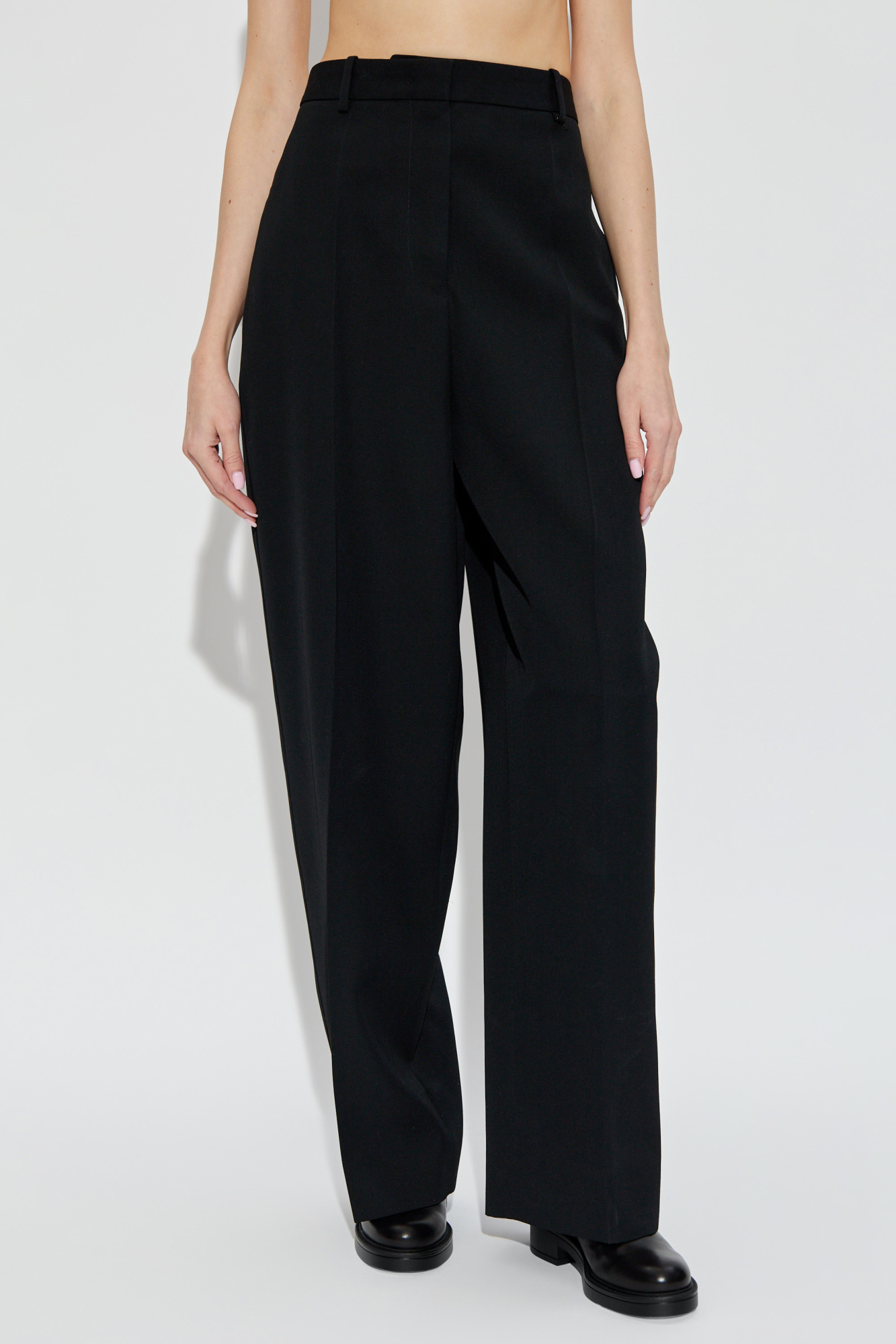Black Wool pleated trousers JIL SANDER - Vitkac AS
